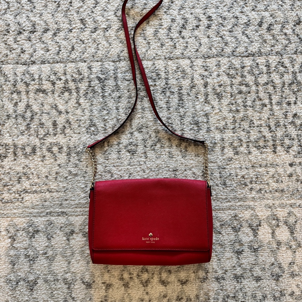 Kate Spade Red Crossbody Bag